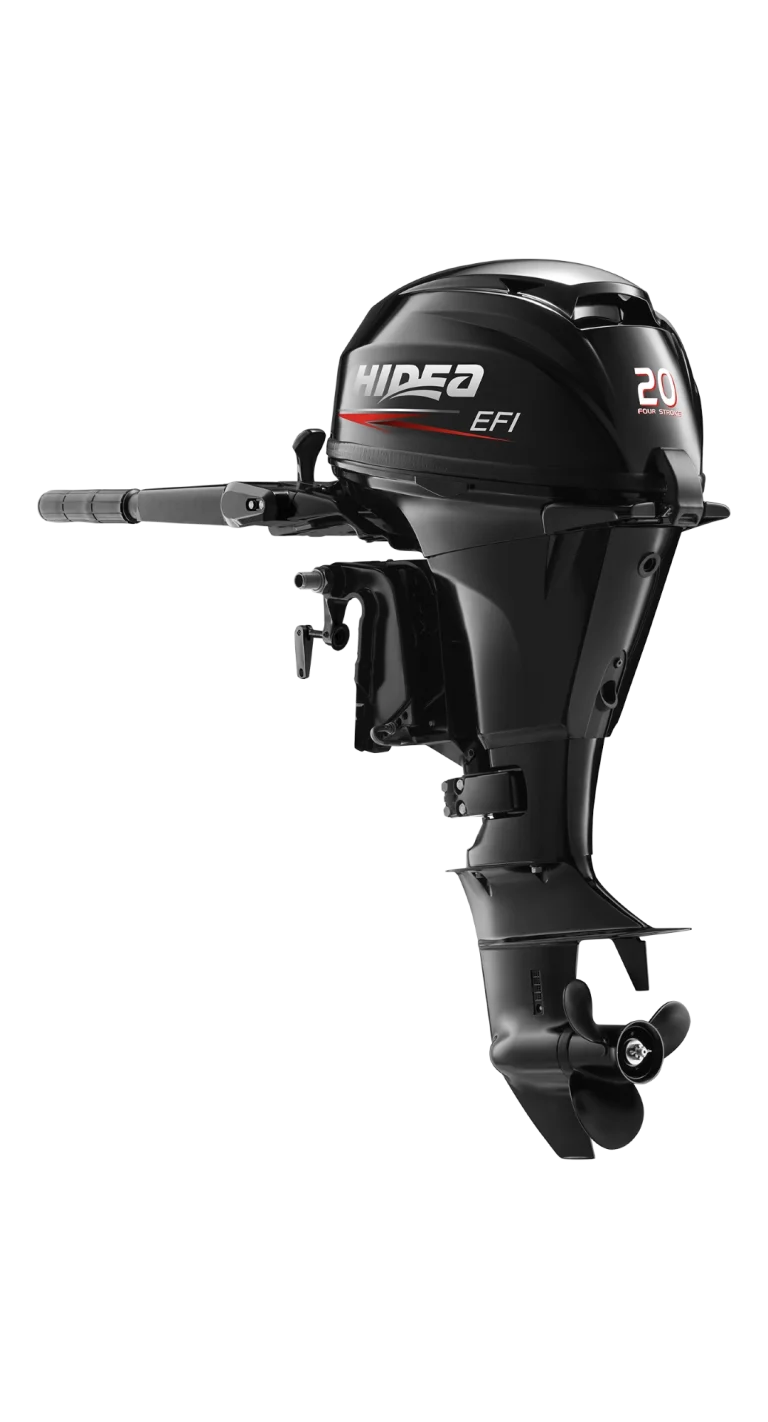Hidea HDEBF 15 HE-T-XP – 40-PS-Block auf 15 PS gedrosselt, Pinne mit Trimm